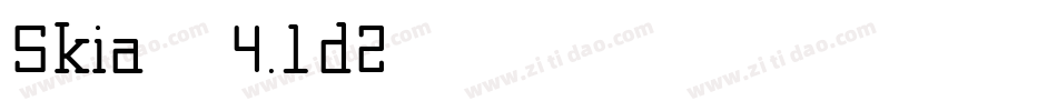 Skia 常规4.1d2字体转换